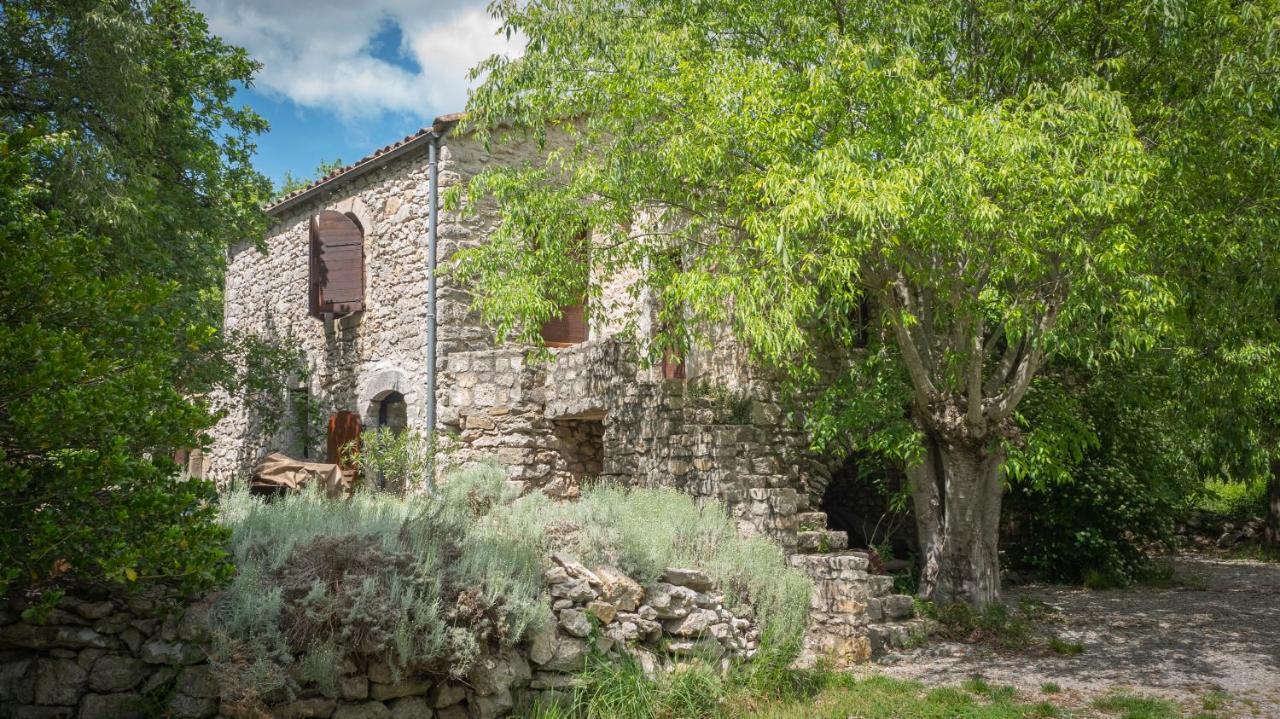 Roulottes Et Cabanes De Saint Cerice ヴォギュエ エクステリア 写真